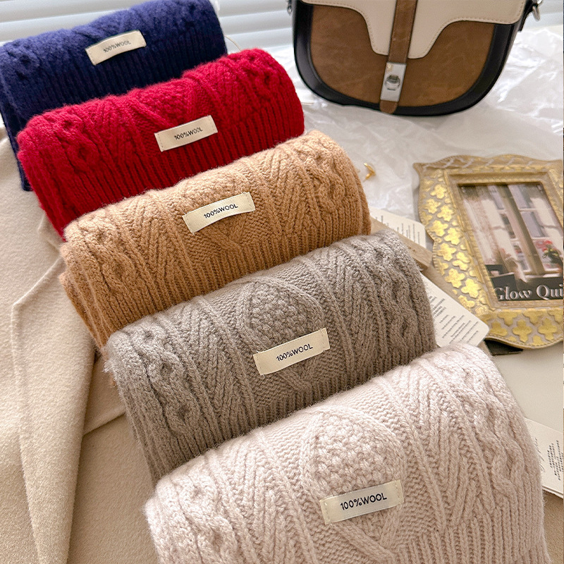 Luxury 100% Wool Scarf Women M - Wool Scarf Men incelemesi ve fiyatı