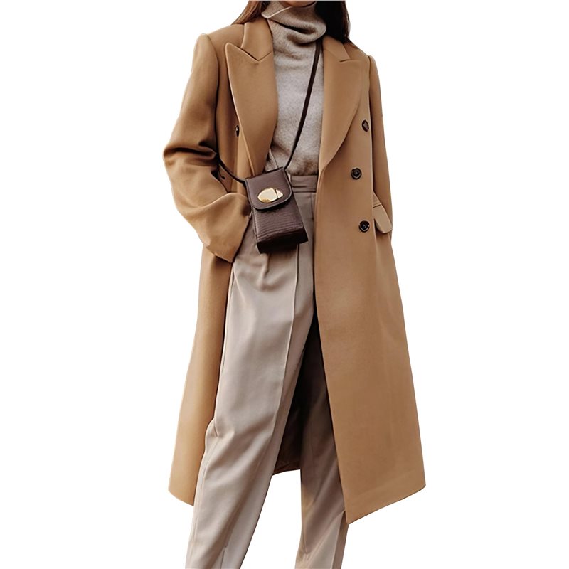 A24F-Womens Long Wool Coats Fa - Wool Coat Peacoat incelemesi ve fiyatı