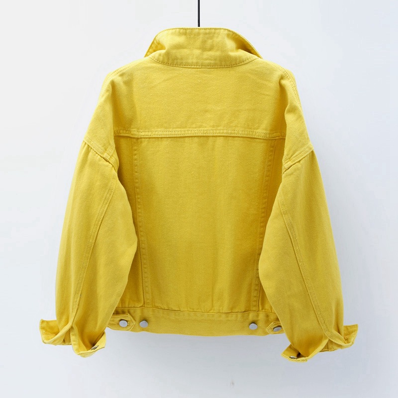 Solid Short Women's Denim Coat - Down Jacket Packable incelemesi ve fiyatı
