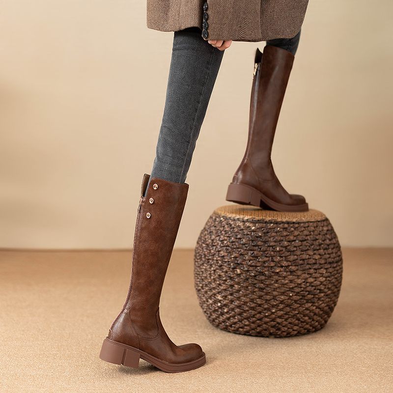 Autumn Winter Middle Heel Ladi - Waterproof Winter Boot incelemesi ve fiyatı